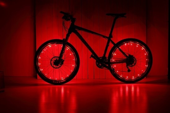 Le rai constant LED de la bicyclette 3D allume l'ABS IPX4 coloré imperméabilisent